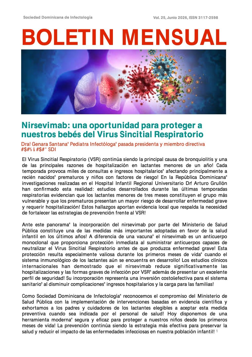 Boletín Vol 25, Junio 2026