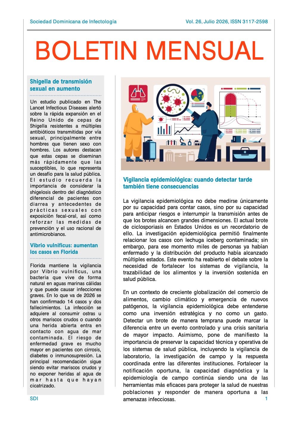 Boletín Vol 26, Julio 2026